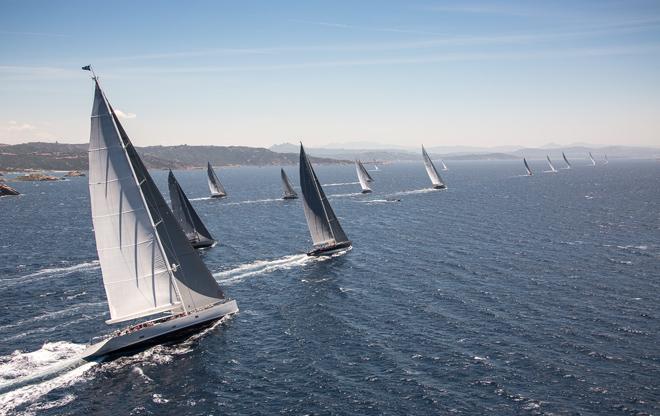 Fleet  - Loro Piana Superyacht Regatta 2013 © Jeff Brown / Superyacht Media